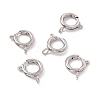 Non-Tarnish 201 Stainless Steel Spring Ring Clasps STAS-J401-LD022-10-3