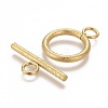 Ion Plating(IP) 304 Stainless Steel Toggle Clasps STAS-P248-03G-2