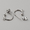304 Stainless Steel Stud Earring Findings X1-STAS-TAC0017-02B-2
