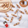 Wood Buttons BUTT-WH0029-30A-4