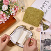 Velvet Jewelry Storage Zipper Bags with Tassel ABAG-WH0072-029-3