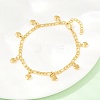 304 Stainless Steel Charm Bracelets BJEW-D458-09G-3