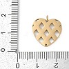 304 Stainless Steel Enamel Pendants STAS-I325-048G-3