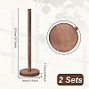 Wood Scrunchie Holders LS-ODIS-WH0001-88B-3