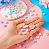 120Pcs 6 Colors Opaque Resin Cabochons CRES-TA0001-28-7