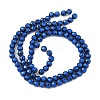 Electroplated Synthetic Non-magnetic Hematite Beads Strands G-A263-B01-01B-2