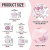 20Pcs 5 Styles Handmade Lampwork Bumpy Beads LAMP-TA0002-52-4