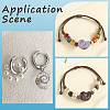2 Sets Handmade Porcelain Beads for DIY Bracelet Accessories PORC-SP0001-28-7