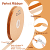 Single Face Velvet Ribbons OCOR-WH0080-14E-01-2