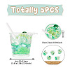 Transparent Resin Big Pendants RESI-TAC0019-04A-3