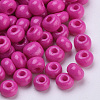 Baking Paint 6/0 Glass Seed Beads SEED-Q025-4mm-M18-2