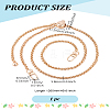 1Pc Adjustable Alloy Wheat Chain Bag Handles FIND-LP0002-72-2