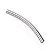 304 Stainless Steel Curved Tube Beads STAS-F040-43-P-2
