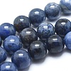 Natural Dumortierite Quartz Bead Strands X1-G-I224-01-6mm-1