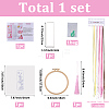 DIY Bookmarks Embroidery Starter Kit DIY-WH20816-004D-2