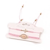 2Pcs Alloy Rhinestone Charm Bracelets for Women PW-WG418ED-02-1