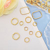 60Pcs 6 Styles Alloy Bead Frame FIND-CA0008-54-4