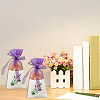 25Pcs Printed Cotton Organza Dried Flower Storage Drawstring Bags with Ribbon ABAG-SP0001-56A-5