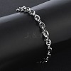 6MM 304 Stainless Steel Oval Link Chain Bracelets SA-CBA2696-19P-2