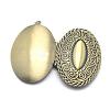 Brass Locket Pendants KK-F717-05AB-NR-4
