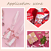 2Roll Valentine's Day Polycotton(Polyester Cotton) Ribbon OCOR-HY0001-52-5