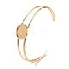 Ion Plating(IP) 304 Stainless Steel Bracelets Setting Making BJEW-B090-03C-G-1