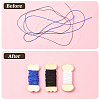 60Pcs 3 Styles Wood Thread Winding Boards DIY-SC0031-10B-3