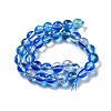 Synthetic Moonstone Beads Strands G-P528-J01-18-2