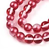 Baking Paint Transparent Glass Beads X1-DGLA-N011-10mm-06-3