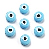 Opaque Printed Acrylic Beads LS-OACR-G038-04E-1