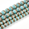 Baking Paint Glass Beads Strands DGLA-N008-8mm-05-2