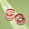6Pcs 6 Colors Handmade Polymer Clay Heishi Surfer Stretch Bracelet Sets BJEW-JB08690-2