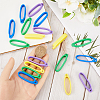 Gorgecraft 32Pcs 4 Colors Anti-Lost Silicone Pendant FIND-GF0005-88-3