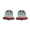 Christmas Themes Opaque Printed Acrylic Pendants OACR-B037-05-1