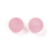 Transparent Acrylic Ball Beads X-FACR-R021-6mm-15-2