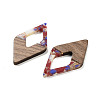 Walnut Wood Pendants FIND-Z050-02C-2