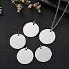 Anti-Tarnish 304 Stainless Steel Pendants STAS-I311-32H-P-7