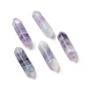 Natural Fluorite Double Terminal Pointed Pendants G-C007-02B-06-1