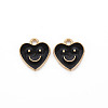 Alloy Enamel Charms ENAM-T016-12B-RS-2