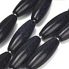 Synthetic Blue Goldstone Beads Strands G-L654-G21-01A-2