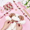 5 Yards Polyester Embroidery Lace Trim OCOR-NB0002-37-3
