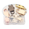 5 Colors Adjustable Alloy Chain Buckles PALLOY-TA0001-91-RS-8