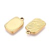 304 Stainless Steel Pendant Cabochon Settings STAS-T067-19G-2