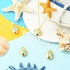 4Pcs 2 Styles Brass Enamel Locket Pendants KK-CJ0005-56-6