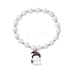 Alloy Enamel Charm Bracelets BJEW-JB10851-01-1