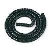 Opaque Solid Color Glass Beads Strands GLAA-N026-2x4mm-10-2
