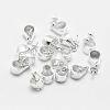 Anti-Tarnish Rhodium Plated 925 Sterling Silver Pendant Bails STER-E050-05P-2
