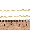 2.7MM Brass Textured Figaro Chain Necklaces for Women KK-CBA2293-16G-5