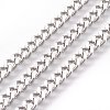 304 Stainless Steel Twisted Chains Curb Chain CHS-R001-1.0mm-1