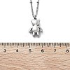 304 Stainless Steel Pendant Necklace NJEW-K255-22P-5